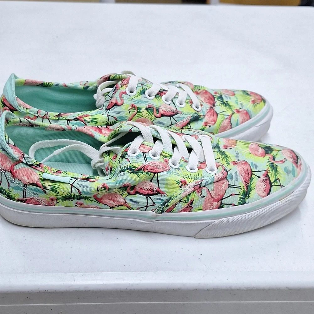 Vans Ultra Cush Flamingo Tropical Low Top Lace-Up Sneaker Tennis Shoes - Size 9 - Picture 4 of 11
